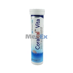 CoralCal Vita 600 mg + 400 IU Effervescent Tablet